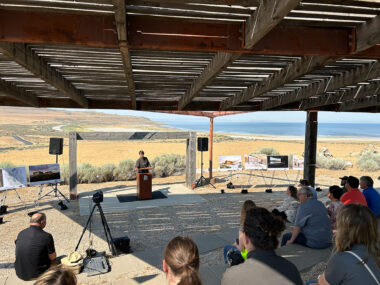 Antelope Island Learning Center break ground