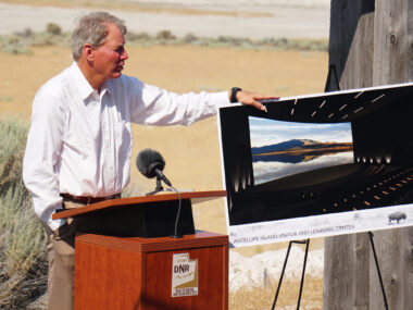 Antelope Island Learning Center break ground